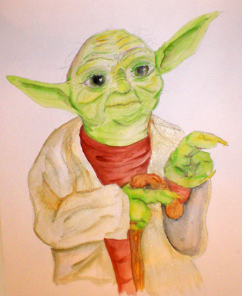 Yoda Painting